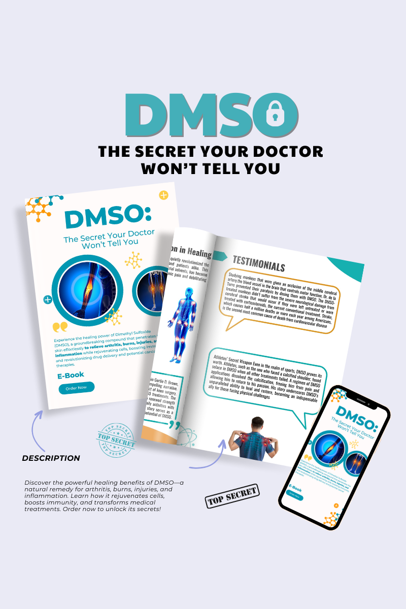 DMSO The Secret Your Doctor Won’t Tell You | E-book